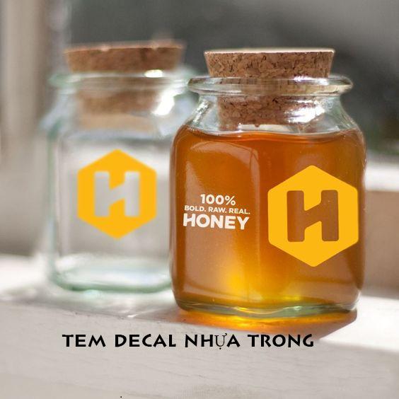 Nhãn chai mật ong