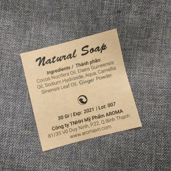 Tem xà bông Natural Soap