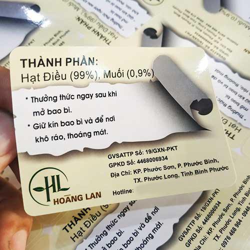 Tem Hạt Điều Hoàng Lan