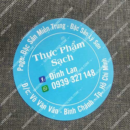 Decal Thực Phẩm