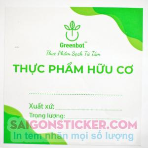 THỰC PHẨM HỮU CƠ