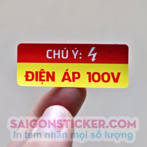 CHÚ Ý ĐIỆN ÁP