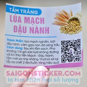 TẮM TRẮNG LÚA MẠCH ĐẬU NÀNH