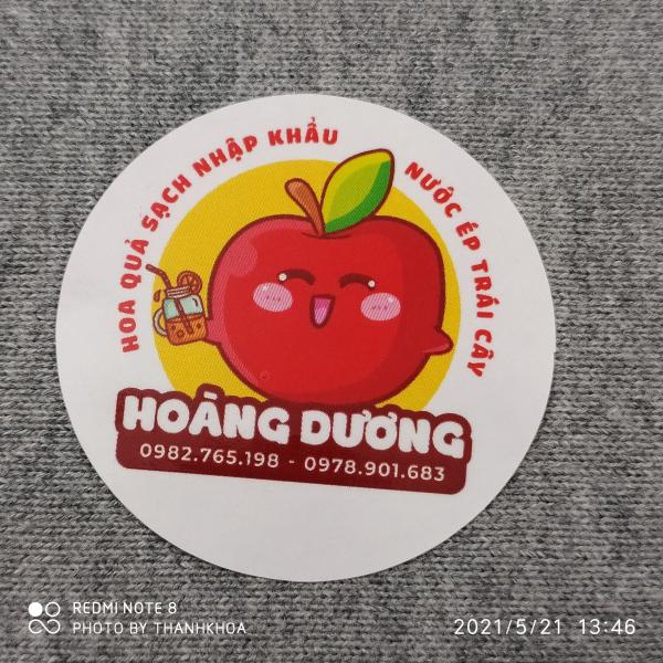 Tem dán trái cây